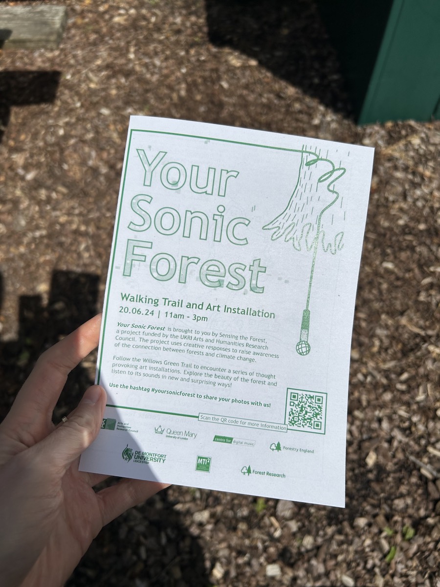 Your Sonic Forest leaflet.