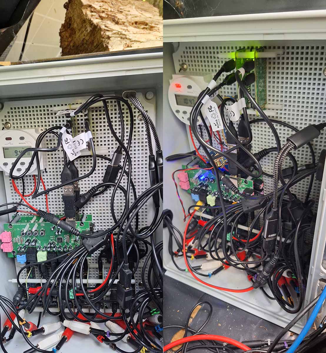 Equipment pre and with battery checker